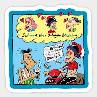 Selamat Hari Bahagia Bersama Sticker